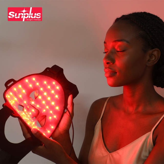 Custom Design Red Light Therapy Mask Wireless Led Mask Blue Best Led Red Light Mask Factory