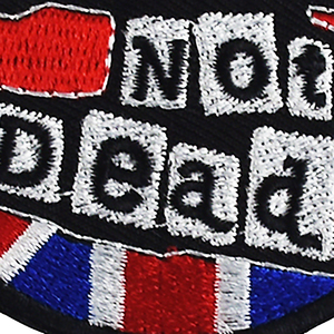 Ban nhạc thêu vá Punk không chết sắt trên huy hiệu cho quần áo Áo Jacket jeans xe máy <span class=keywords><strong>Biker</strong></span> trang trí các bản vá lỗi - Product Image 3