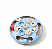 Jouet distributeur de friandises interactif pour chien, type labyrinthe, anti-étouffement, bol à alimentation lente, durable et moderne, pour soulager l'ennui