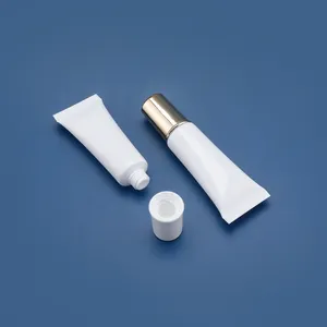 乳液容器白色塑料空软奶油管供应商，软触摸管包装，设计软奶油管化妆品