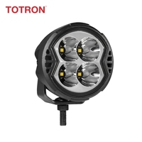 Faro LED Rotondo da 36W con Fascio Concentrato, Impermeabile IP68, per Moto e Veicoli Fuoristrada