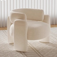 Chaise en cuir oeuf luxe pas cher nordique moderne canapé en gros ensembles de maison velours attente Accent meubles salon chaises longues
