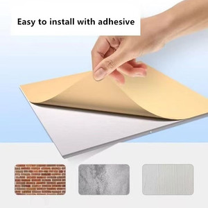 Panneaux acoustiques en feutre colorés, autocollants, insonorisants, décoratifs, <span class=keywords><strong>pour</strong></span> affichage <span class=keywords><strong>photo</strong></span>, absorption du bruit, <span class=keywords><strong>fond</strong></span> mural - Product Image 5