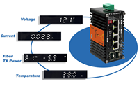 Mini Switch PoE Gigabit Industrial Inteligente de 30W 60W 90W con 4 Puertos y Doble SFP Uplink para Redes de Fibra