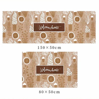 Tapis de sol de cuisine imprimé personnalisé, ensemble de deux, étanches, lavable, Anti-Fatigue, 3d, pour adultes