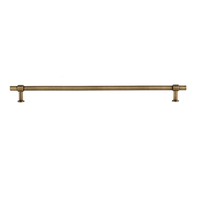 Poignée de meuble en bronze sur mesure, poignées d'appareils électroménagers en laiton antique, poignées de réfrigérateur et de four à micro-ondes en laiton vieilli