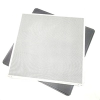 ACEBOND Interior Decoracase Falso Techo Clip Techos ACEPLATE en Material de Techo Aluminio Edificio Metal Cuadrado Oficina Moderna