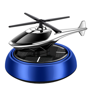 Ambientador de Coche Giratorio con Energía Solar, Diseño de Helicóptero con Hélice de Plástico de Lujo, con Logotipo Personalizado, Venta al Por Mayor de Fábrica - Product Image 1