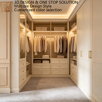 Armoire sur mesure haut de gamme en MDF écologique, modulaire, avec fermeture amortie, tiroirs intégrés du sol au plafond, étagères réglables