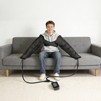 Bottes de récupération sportive à 6 ou 8 chambres, dispositif de massage par compression pneumatique à pression d'air pour les bras