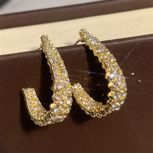 RAKOL ZPE533 coreano Dongdaemun 2025 nueva moda personalidad pendientes exagerados - Product Image 1