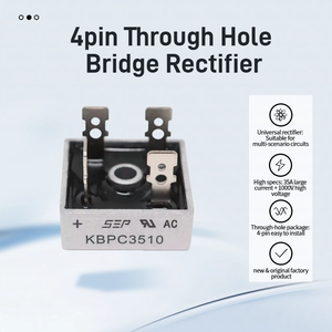 Snxron KBPC3510แรงดันสูงแรงดันสูงแบบเต็มคลื่นซิลิคอนวงจรเรียงกระแสแบบบริดจ์35A 1000V ผ่านรู25x25x15mm - Product Image 6