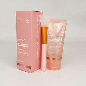 ZS Logotipo Privado Colágeno Overnight Envolvimento Peel Off Máscara Facial Anti-envelhecimento Da Pele Elasticidade & Hidratação Cuidados Brilho De Vidro Coreano - Product Image 6