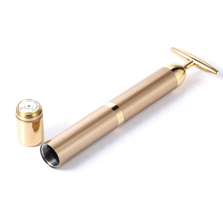 Manual de batería de 1,5 V Lifting Facial Mini vibración sónica masajeador con batería