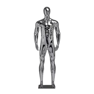 Factory Wholesale <strong>Female</strong> Male <strong>Dummy</strong> Golden Mannequin Plus Size Golden Chrome <strong>Female</strong> Mannequin - Product Image 1