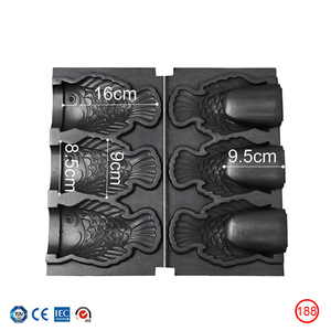 2024 nouveau gaufrier industriel/machine à gaufres à crème glacée japonaise/gaufrier en forme <span class=keywords><strong>de</strong></span> vivaneau - Product Image 3