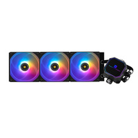 Refroidisseur de liquide CPU ARGB noir blanc Frozen Prism 360, pompe contrôlée PWM efficace 3300 tr/min pièces d'ordinateur Thermalright