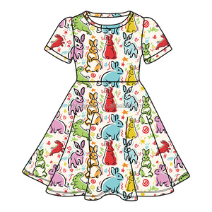 Abiti Casual con Motivi Personalizzati per Bambine e Ragazze, Abbigliamento per Bambini all'Ingrosso - Product Image 3