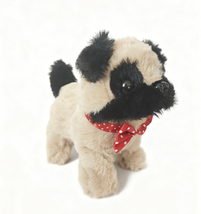 Adorabile Cane di Peluche con Baffi - Giocattolo Interattivo che Cammina e Abbaia 15x8x16cm in Plastica e Cotone - Product Image 3