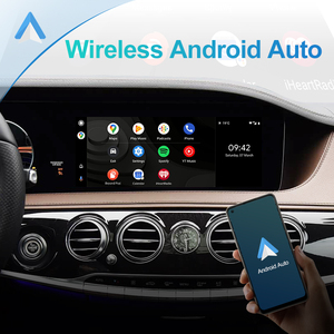 กล่องถอดรหัสเครื่องเล่นเสียงในรถยนต์ HFmidia Wireless CarPlay Android Auto สำหรับรถยนต์ Mercedes Benz S Class W222 V222 X222 ปี 2018-2019 NTG5.5 - Product Image 4