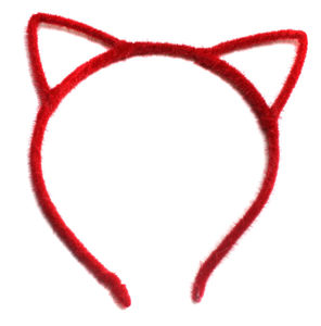 عصابة رأس نسائية بآذان قطة من الدانتيل والفراء من مادشاين لعيد الهالوين ورأس السنة الجديدة بسعر المصنع - Product Image 3