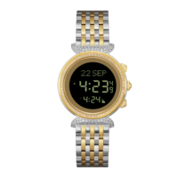 AL FAJR Nouvelle sortie Montre de prière musulmane de luxe à la mode pour femmes Étanche Montre-bracelet Qibla Diamant Automatique Montre islamique
