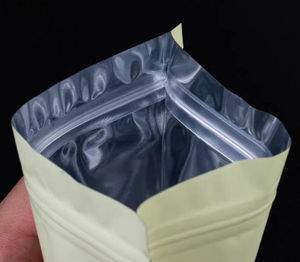 Sacs en plastique personnalisés à faible MOQ avec fermeture éclair pour emballage alimentaire et café, impression numérique sur mesure, pochettes <span class=keywords><strong>Mylar</strong></span> à fond plat - Product Image 4