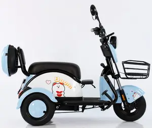 Tricycle électrique à longue portée 600W Scooter de mobilité à 3 roues personnes âgées Chine feux de signalisation Type de corps ouvert 48V tension certifié CEE