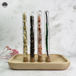 Tubo de ensayo de plástico con tapón de corcho, tubo de humo para embalaje - Product Image 4