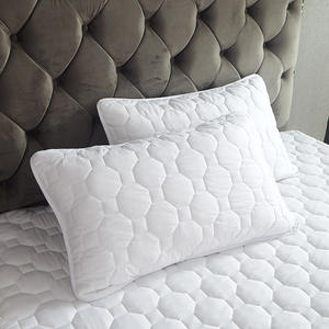 Funda de <span class=keywords><strong>colchón</strong></span> <span class=keywords><strong>impermeable</strong></span> de alta calidad, colores sólidos, acolchada, tamaño doble, Sábana bajera, Protector de <span class=keywords><strong>colchón</strong></span> - Product Image 6