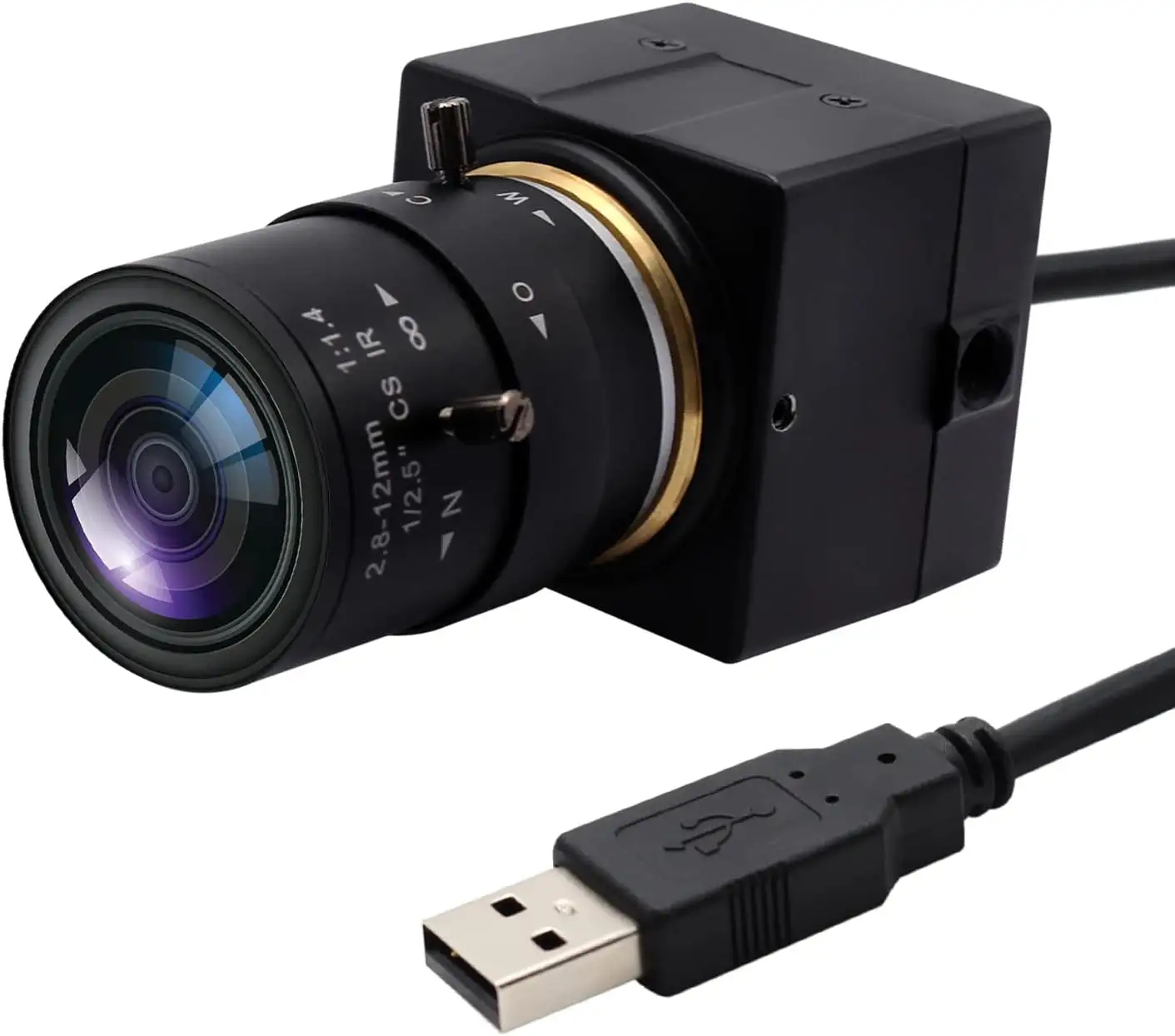 Elp 8MP USB máy ảnh miễn phí điều khiển tốc độ cao USB 2.0 siêu HD Varifocal Web Cam IMX179 cho máy tầm nhìn ELP-USB8MP02G-SFV(2.8-12)