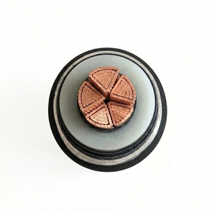 Câble haute tension 64/110 kV XLPE à conducteur en cuivre, gaine en aluminium corrugué, étanche à l'<span class=keywords><strong>eau</strong></span>, IEC 60840 YJLW03-Z - Product Image 3