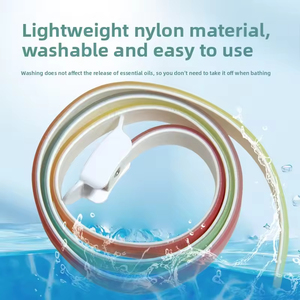 Collier anti-moustiques en nylon écologique pour chats et chiens, vente en gros d'usine, utilisation toute saison, huiles <span class=keywords><strong>essentielles</strong></span> naturelles, lavable - Product Image 3