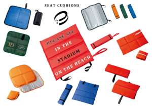 Coussin de siège pliable <span class=keywords><strong>en</strong></span> polyester personnalisé avec impression sérigraphique pour promotion extérieure, idéal pour les cadeaux promotionnels de salons professionnels - Product Image 6