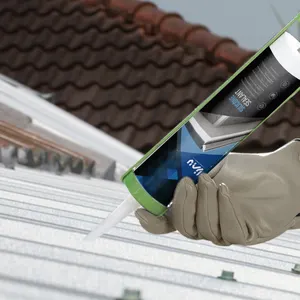 Kingwit Permanently Flexible Non-Shrinking Roof Rain Proof Caulk Caulking Sealant Grey Silicon Caulking