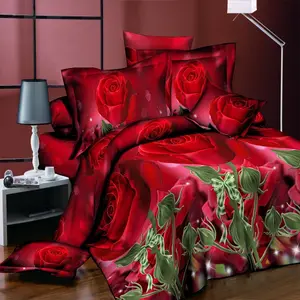 Winter Bedroom Cheap Cotton Sustainable 3d Printed Bedding Set Comforter Decoration