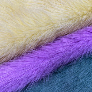 RTS 100% полиэстер 35 мм длинный ворс плюшевая ткань для сумки/игрушек - Product Image 2