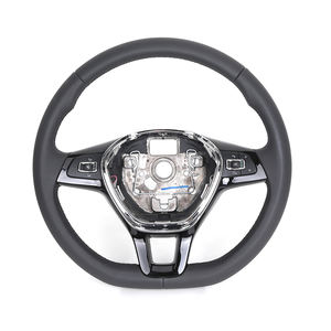 <span class=keywords><strong>Volante</strong></span> de cuero personalizado para Volkswagen VW Glof 5 6 7 MK7 Polo <span class=keywords><strong>GTI</strong></span> Passat B8 CC Tiguan Jetta Arteon Variant Vento T-Roc - Product Image 1