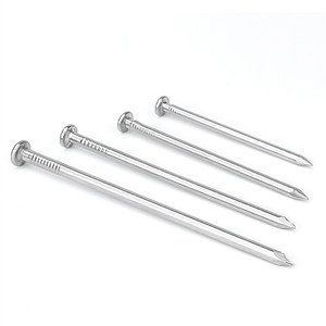 Clous en acier inoxydable à tête plate et ronde, clous communs, clous en fer de grande taille, clous en fil d'acier, prix usine Chine - Product Image 1