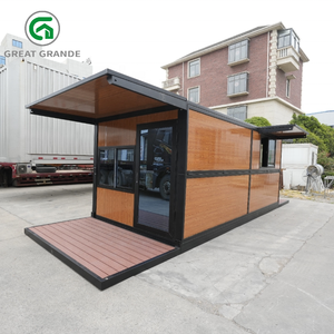 ตู้คอนเทนเนอร์20FT พับได้สำหรับห้องประชุมขนาดเล็กบ้านเคลื่อนที่แบบพกพาขนาดเล็กหรูหราใช้ในสำนักงาน - Product Image 1