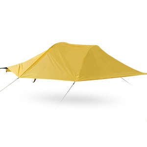 Tenda a Tunnel Triangolare per Campeggio all'Aperto, Sospesa, Impermeabile, Anti-Zanzare, Tenda Aerea da Albero Gialla/Nera - Product Image 1