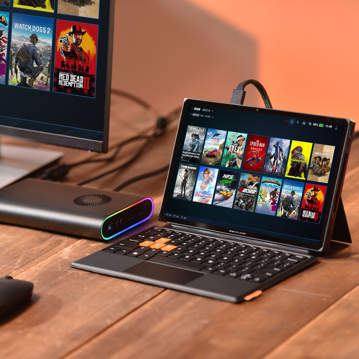 2024 Onexplayer X1 Intel Core Ultra 7 155H - 3 in 1 Portable PC