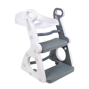Siège d'apprentissage de la propreté pour enfants avec marchepied et échelle, <span class=keywords><strong>adaptateur</strong></span> de <span class=keywords><strong>chaise</strong></span> de toilette 3-en-1, repose-pieds antidérapant pour utilisation en salle de bain - Product Image 4