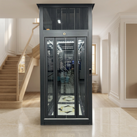 Ascenseur domestique à vis sans fin certifié CE, sans fosse, sans salle de machine, silencieux, pour villa résidentielle, personnalisable OEM, 2-5 étages