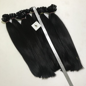 Mèches de cheveux vierges non traités — ali queen, trame de cheveux lisses, tête complète 10A, 26 pouces, vente en gros, lots de 2-4 - Product Image 5