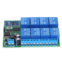 Papan Sakelar Remote Control Modul Relai 12V 8Channel untuk Android Smart Home