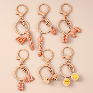 Porte-clés baguette au design le plus vendu <span class=keywords><strong>de</strong></span> Wenys, porte-clés gâteau tarte tendance - Product Image 2