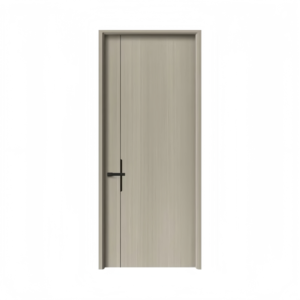 Porte en bois massif de chêne avec vernis transparent pour mettre en valeur la grainure naturelle, imperméable pour la chambre à coucher et l'entrepôt - Product Image 1