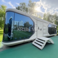 Capsule spatiale miniature contemporaine de haute qualité, imperméable, écologique, maison préfabriquée