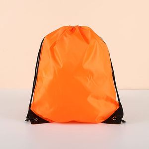 High Quality Wholesale Custom Size <b>Foldable</b> Travel Sport Polyester Shoes Storage Drawstring Backpack <b>Bag</b> - Product Image 3
